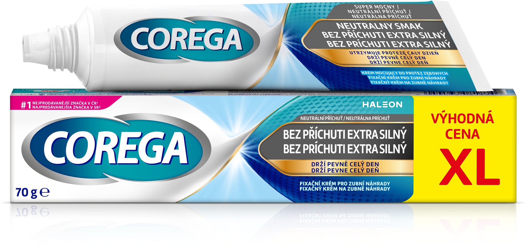 COREGA bez príchuti extra silný fixačný krém 70 g