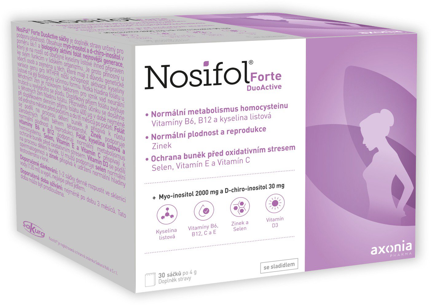 NosiFol Forte DuoActive vrecká 30× 4 g