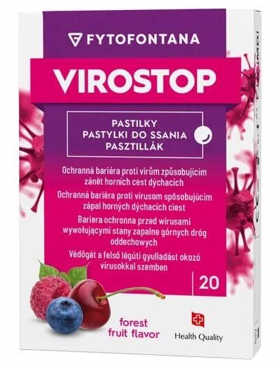 Fytofontana Virostop pastilky lesní ovoce 20 ks