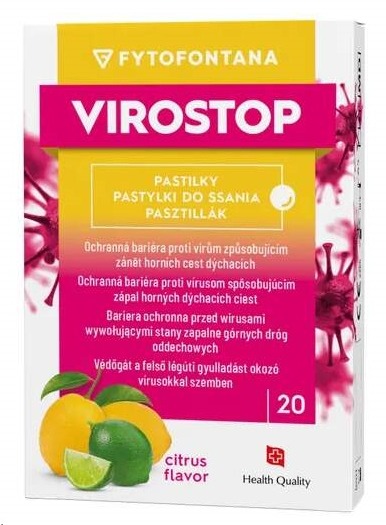 Fytofontana Virostop pastilky citrus 20 ks