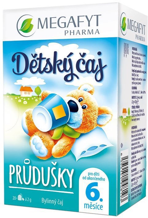 Megafyt Detský čaj priedušky 20× 2 g