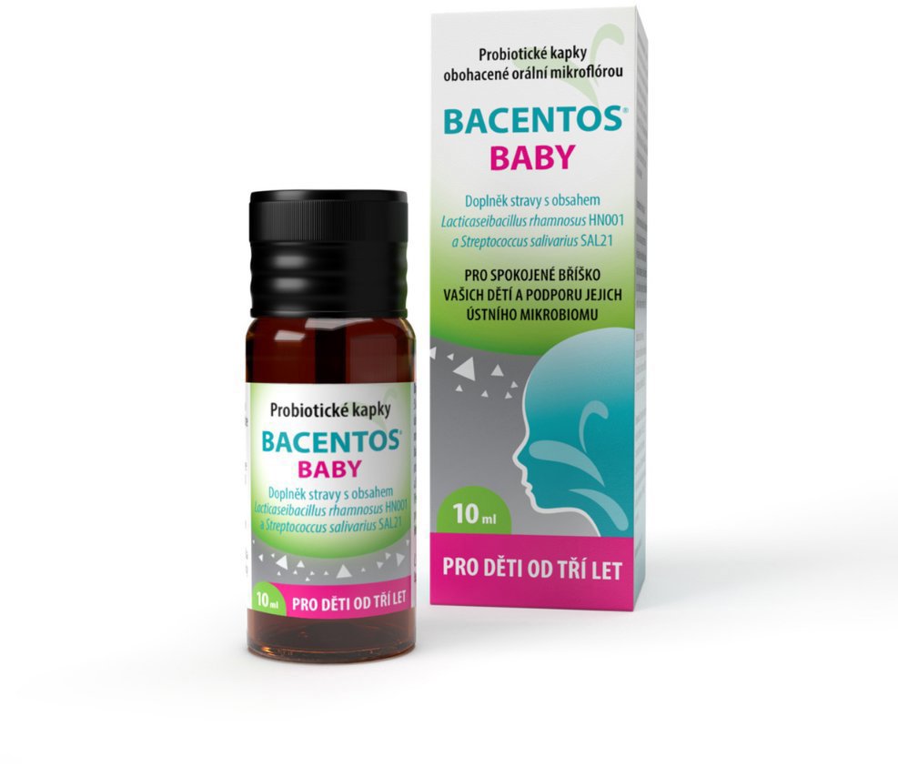 BACENTOS Baby orálne probiotické kvapky od 3 rokov 10 ml