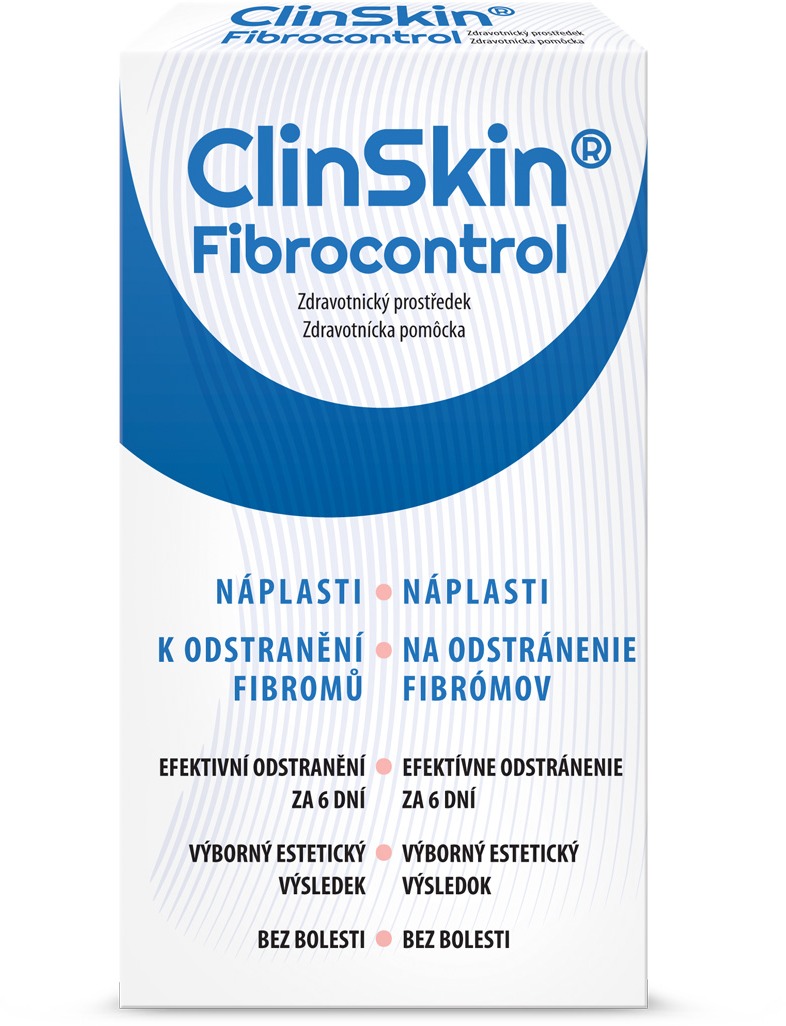 ClinSkin Fibrocontrol náplasti na odstránenie fibrómov 3 ks