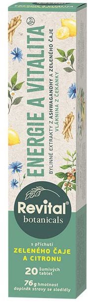 Revital Botanicals Energia a Vitalita 20 tabliet