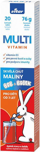 Vitar Kids Multivitamín 20 tabliet