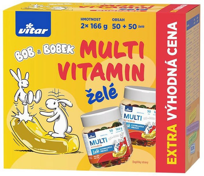 Vitar Kids Multi želé 2× 50 želé