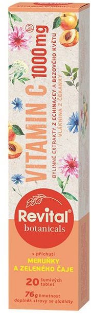 Revital Botanicals Vitamín C 1000 mg 20 tabliet