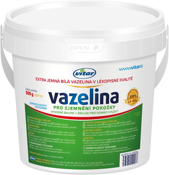 Vitar Vazelína jemná biela 0,4 kg