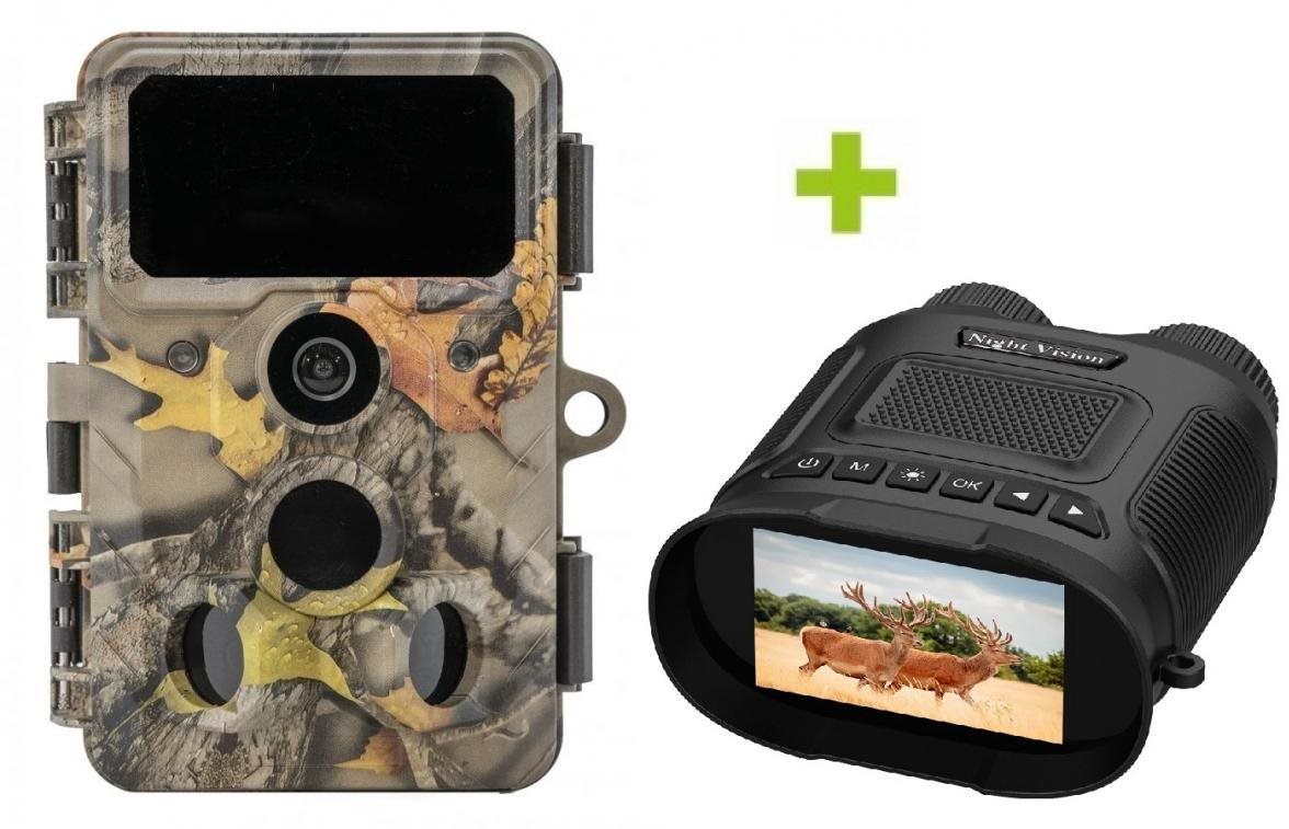 Fotopasca OXE WiFi Lovec RD3019 a binokulárne nočné videnie OXE DV29 + 32GB SD karta a stativ