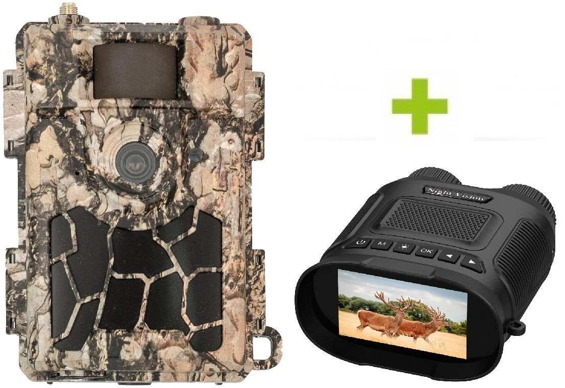 Fotopasca OXE Spider 4G a binokulárne nočné videnie OXE DV29 + 32 GB SD karta, statív