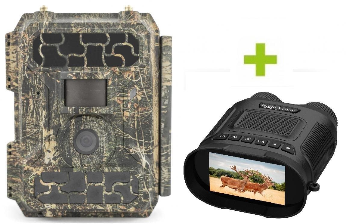 Fotopasca OXE Panther 4G a binokulárne nočné videnie OXE DV29 + 32 GB SD karta