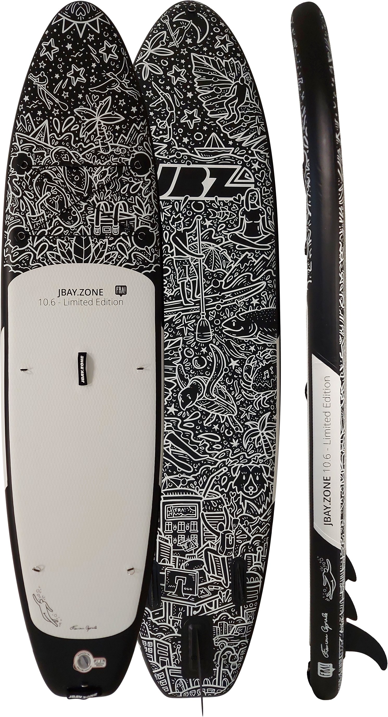 Jbay Zone Artistic FRA Black Edition 320 × 81 × 15, 145 kg