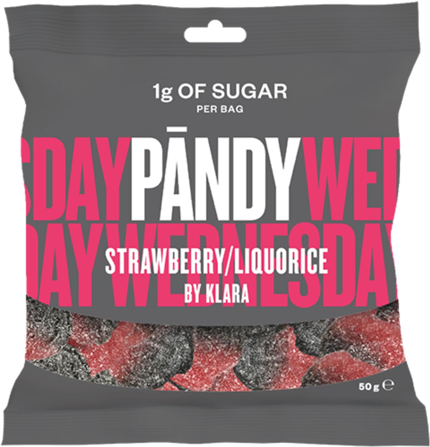 Pandy Candy 50 g strawberry liquorice