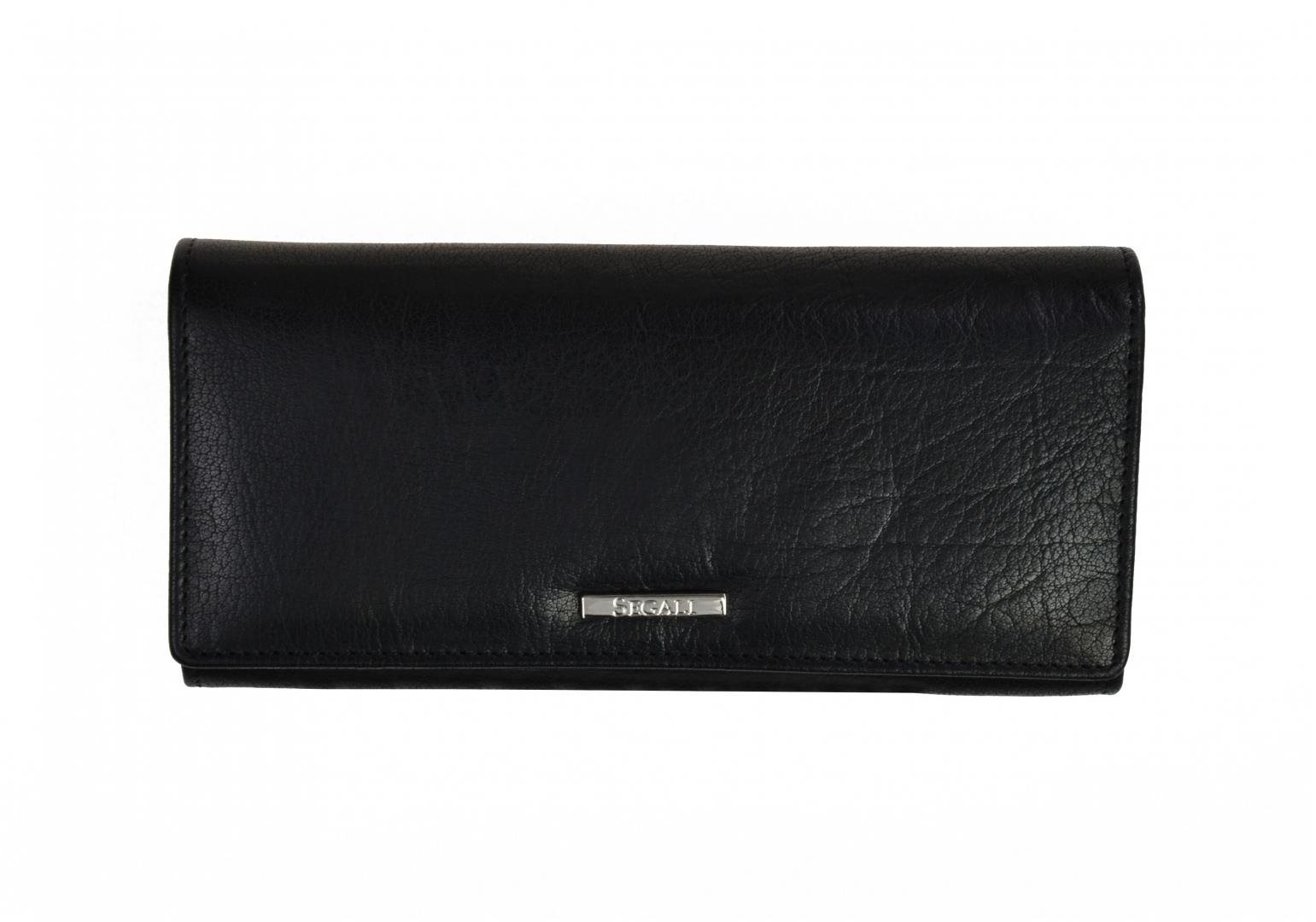 Dámska kožená peňaženka SEGALI 7120 čierna