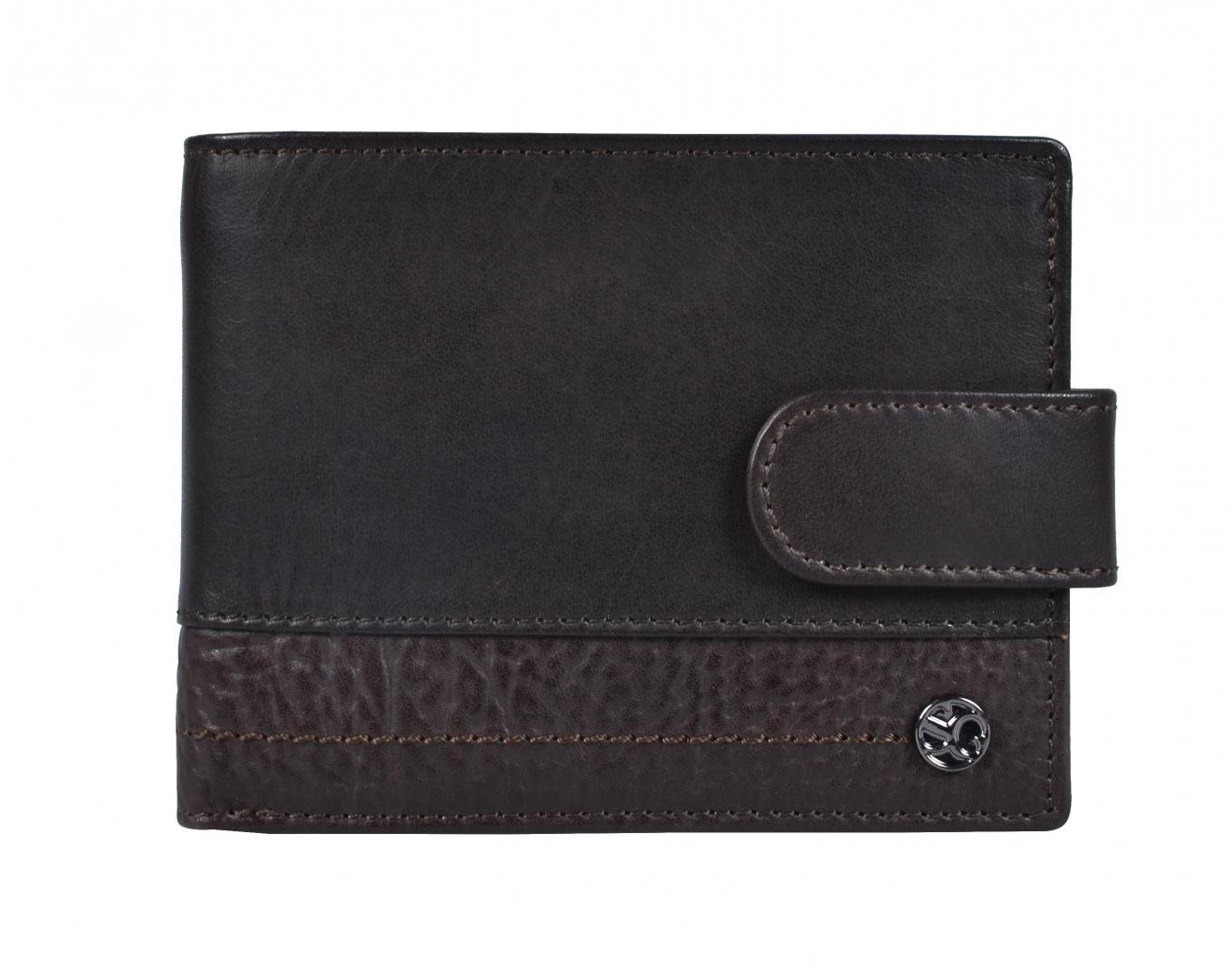 Pánska kožená peňaženka SEGALI 951 320 005 l tmavohnedá