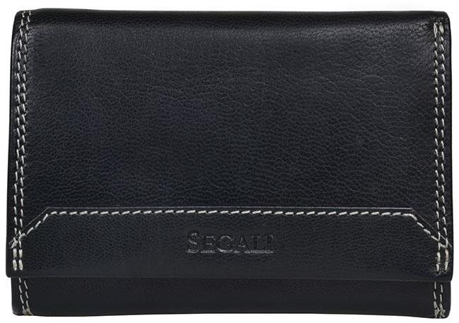 Dámska kožená peňaženka SEGALI 7023 Z čierna
