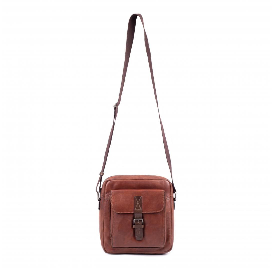 Taška cez rameno kožená SEGALI 29405 tan