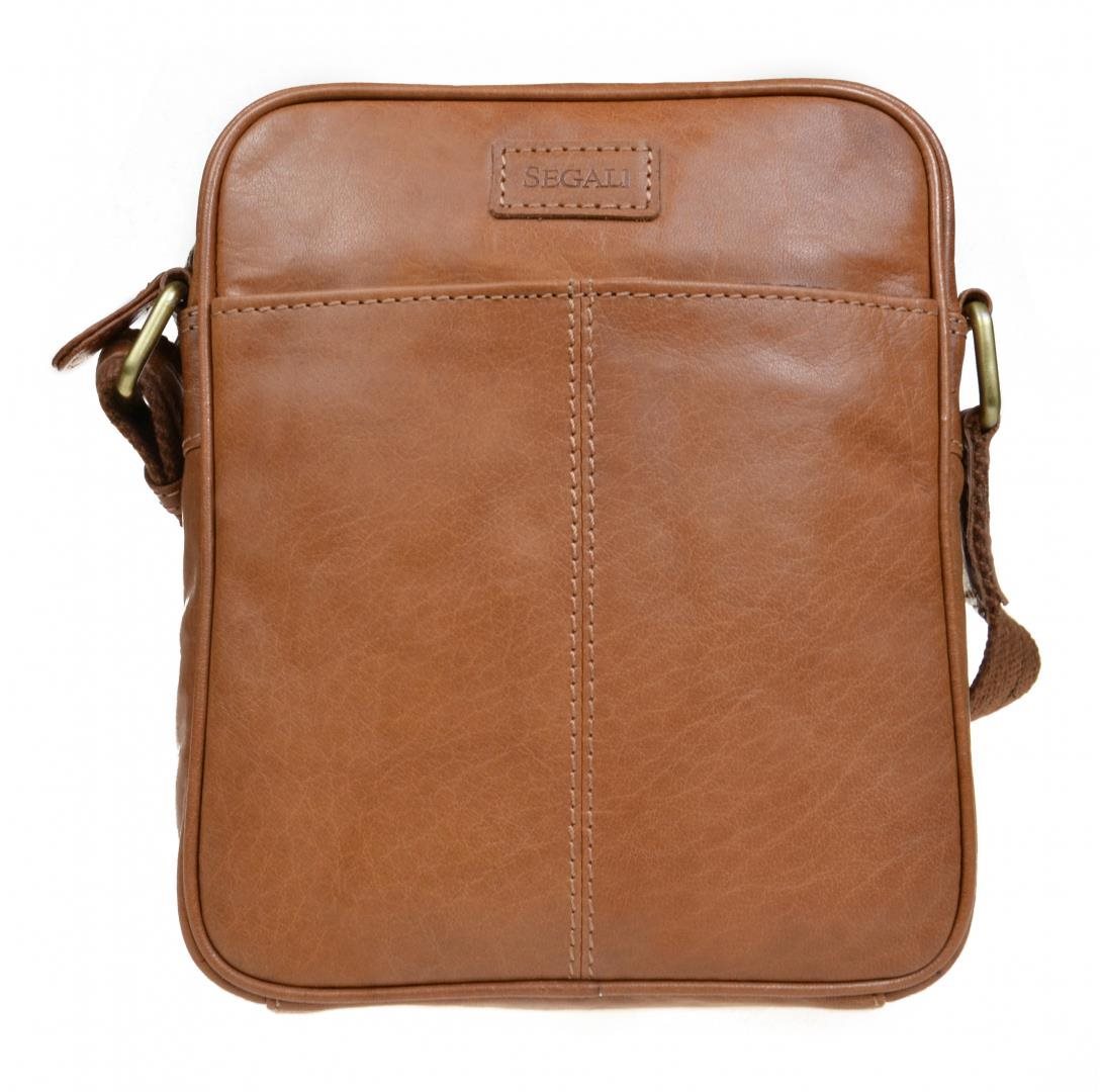 Taška cez rameno kožená SEGALI 7018 tan