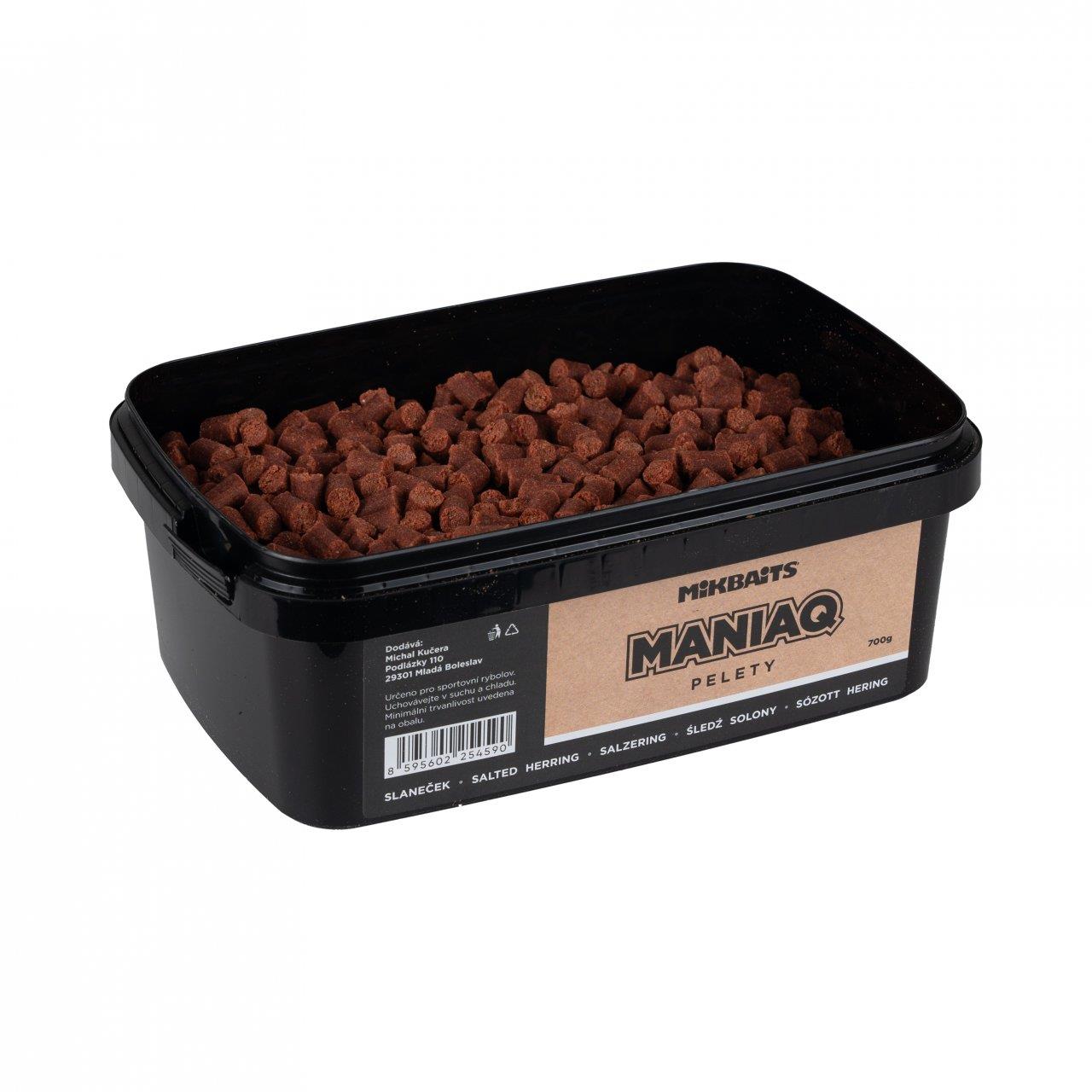 Mikbaits Pelety ManiaQ Sleď 700 g 6 mm