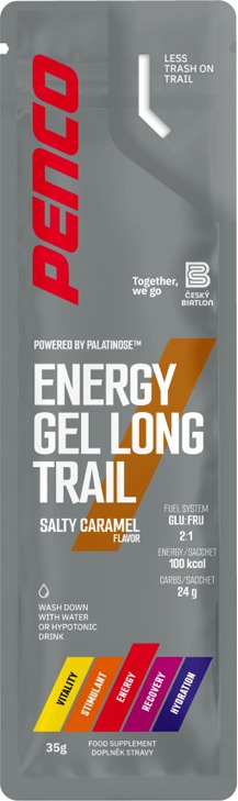 Penco Energy gel LONG TRAIL 35 g, slaný karamel