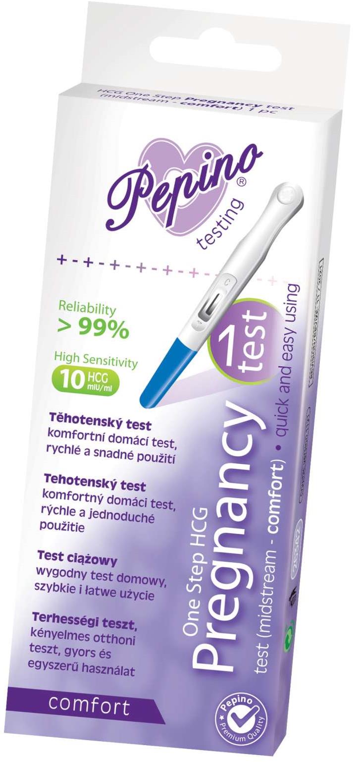 PEPINO Tehotenský test Comfort 1 ks