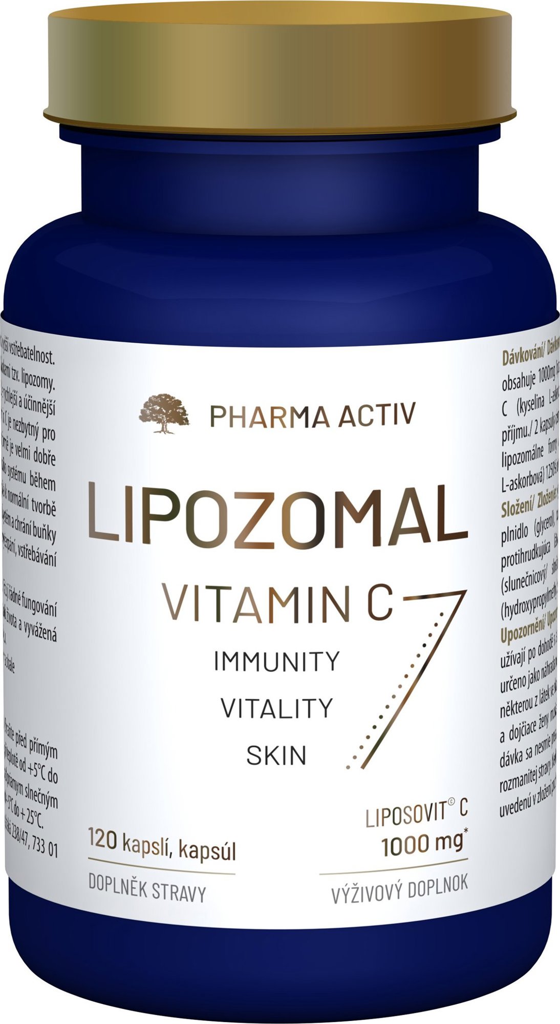 Pharma Activ Lipozomal Vitamín C 1000 mg 120 kapsúl