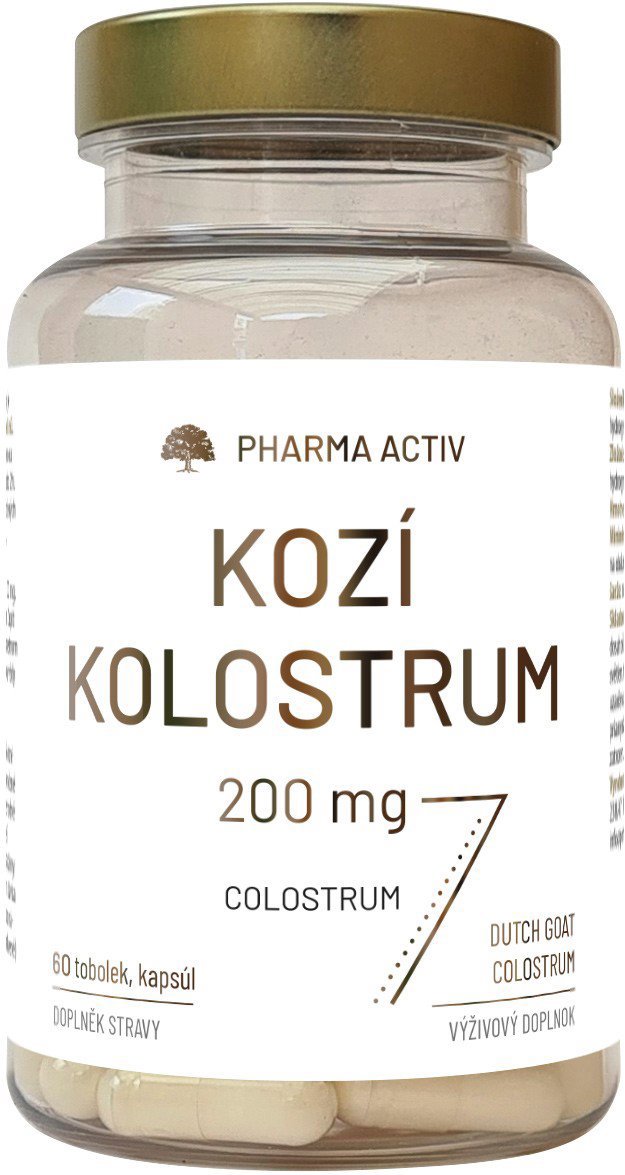 Pharma Activ Kozie kolostrum 200 mg 60 kapsúl