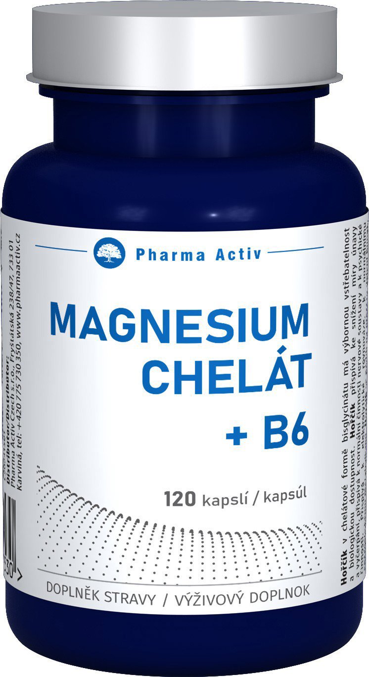 Pharma Activ Magnesium Chelát + B6 120 kapsúl