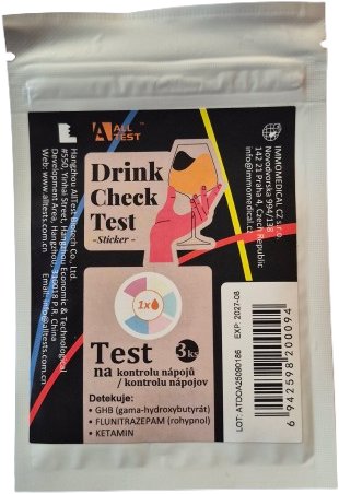 ALLTEST Drink spiking – drogy v nápoji 3 ks