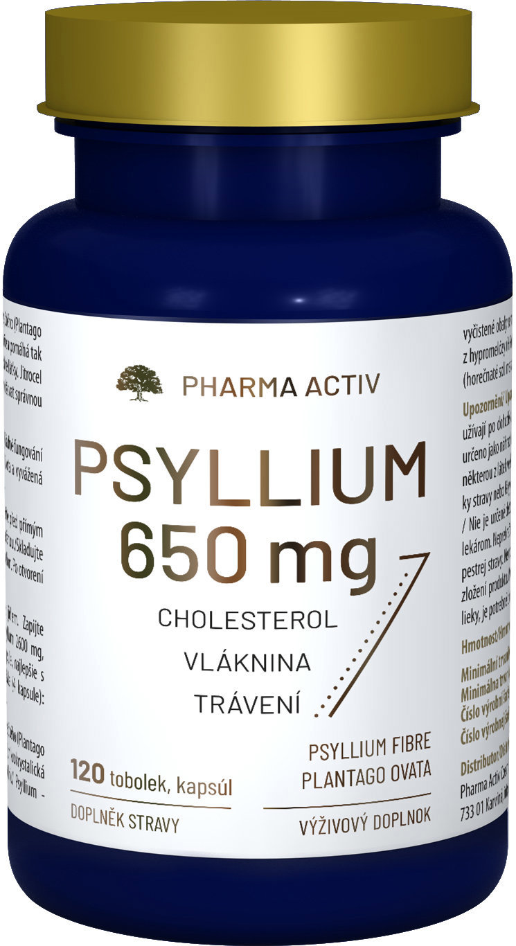 Pharma Activ Psyllium 650 mg 120 kapsúl