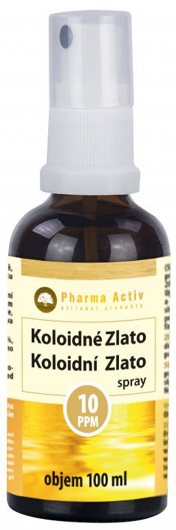 Pharma Activ Koloidné zlato 10 ppm sprej 100 ml
