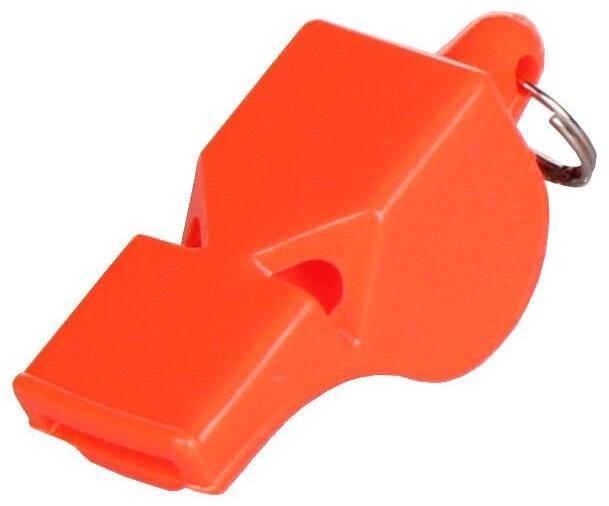 MERCO Multipack 20 ks Whistle Colored 013 plastová píšťalka so šnúrkou
