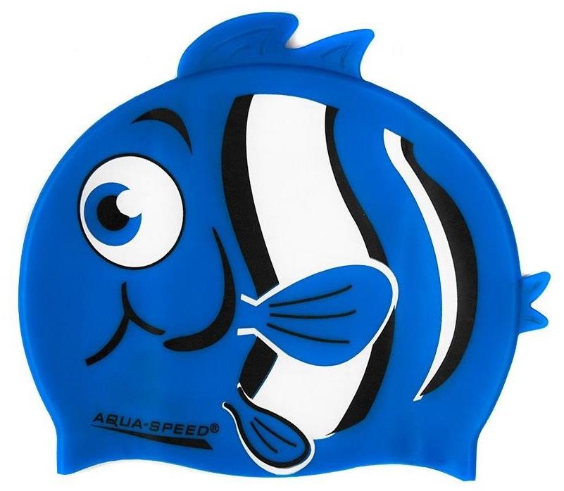 Aqua-Speed Detská plavecká čiapka Nemo modrá