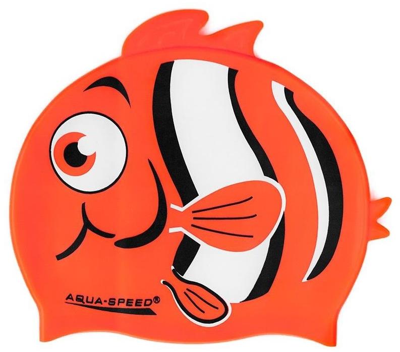 Aqua-Speed Detská plavecká čiapka Nemo oranžová
