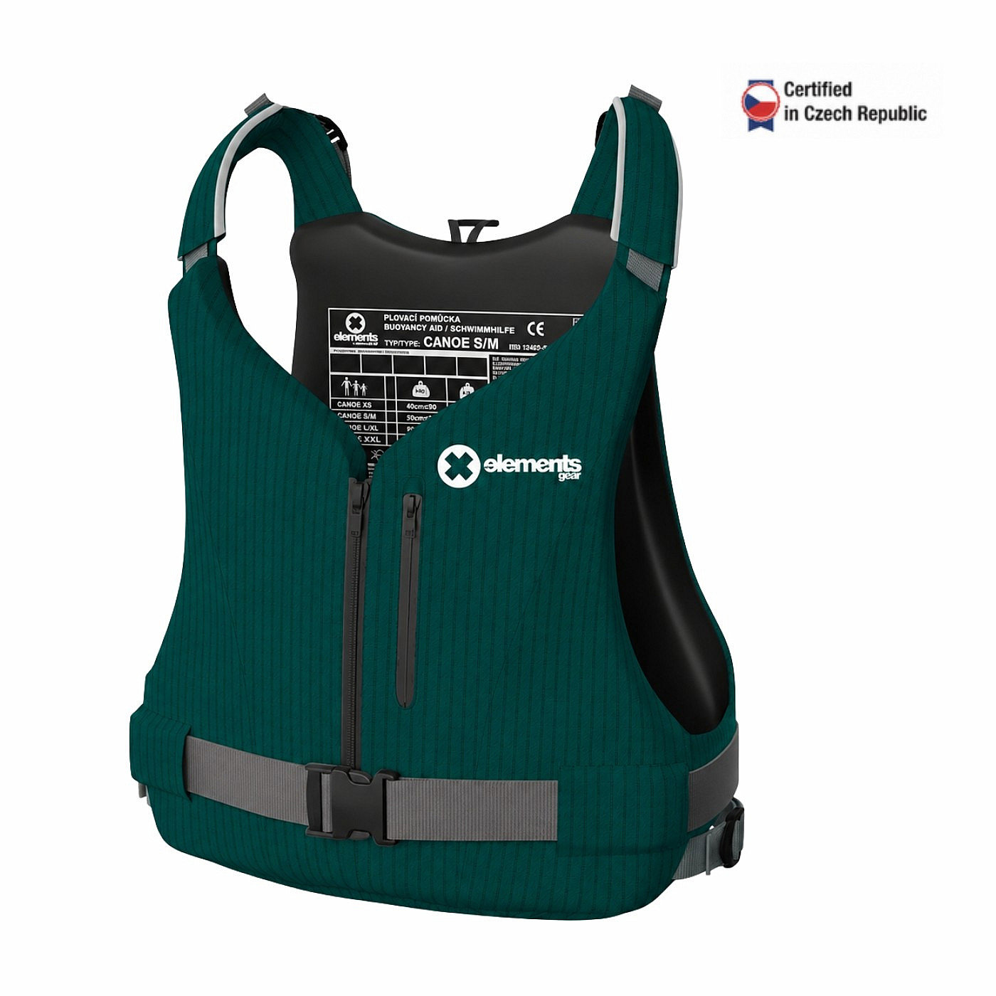 ELEMENTS GEAR Canoe rent 2.0, tmavo zelená, 2XL/3XL