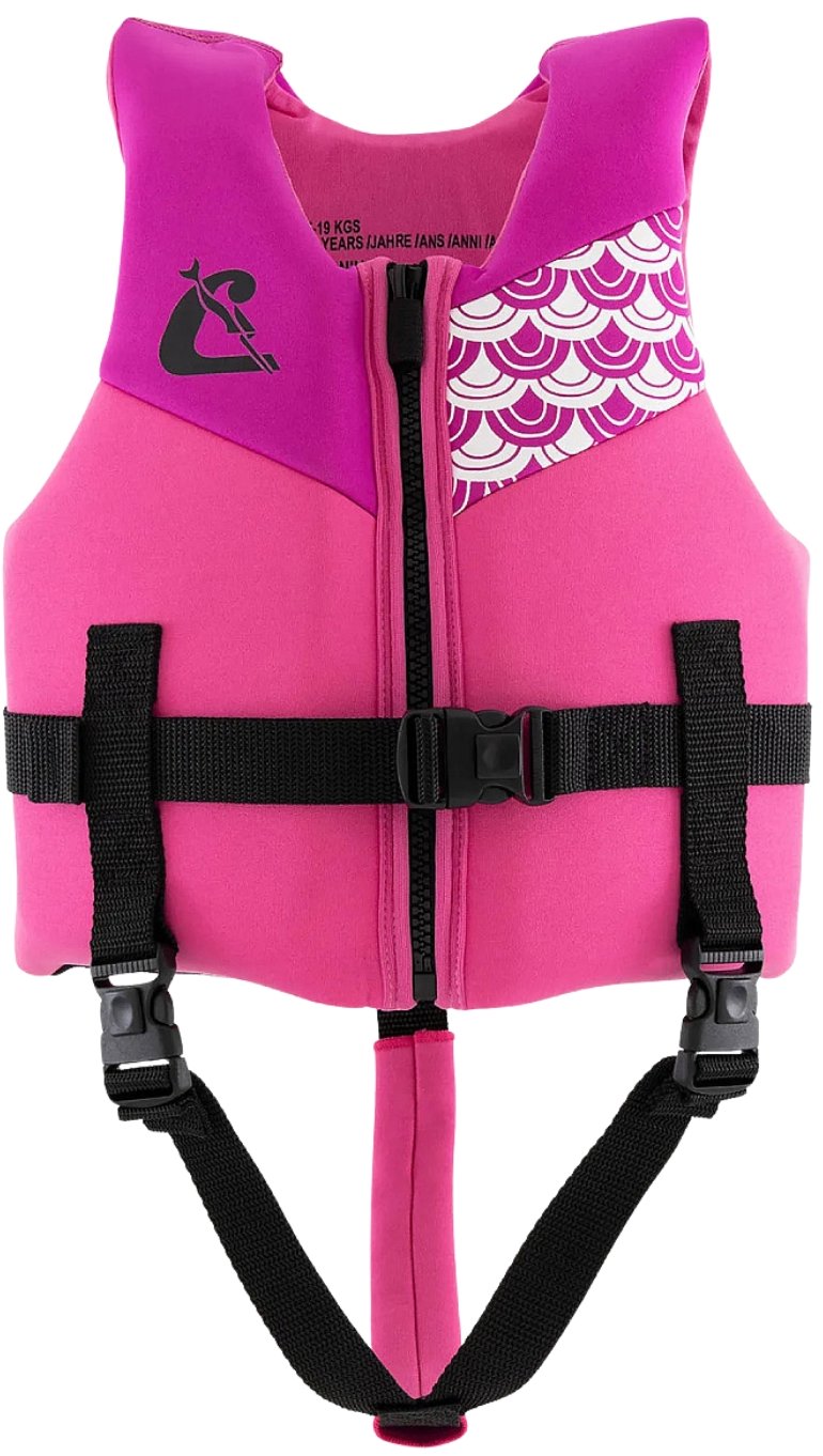 Cressi Dětská plavecká vesta Froggy, 2/3 roky (15/18 kg) růžová/lila