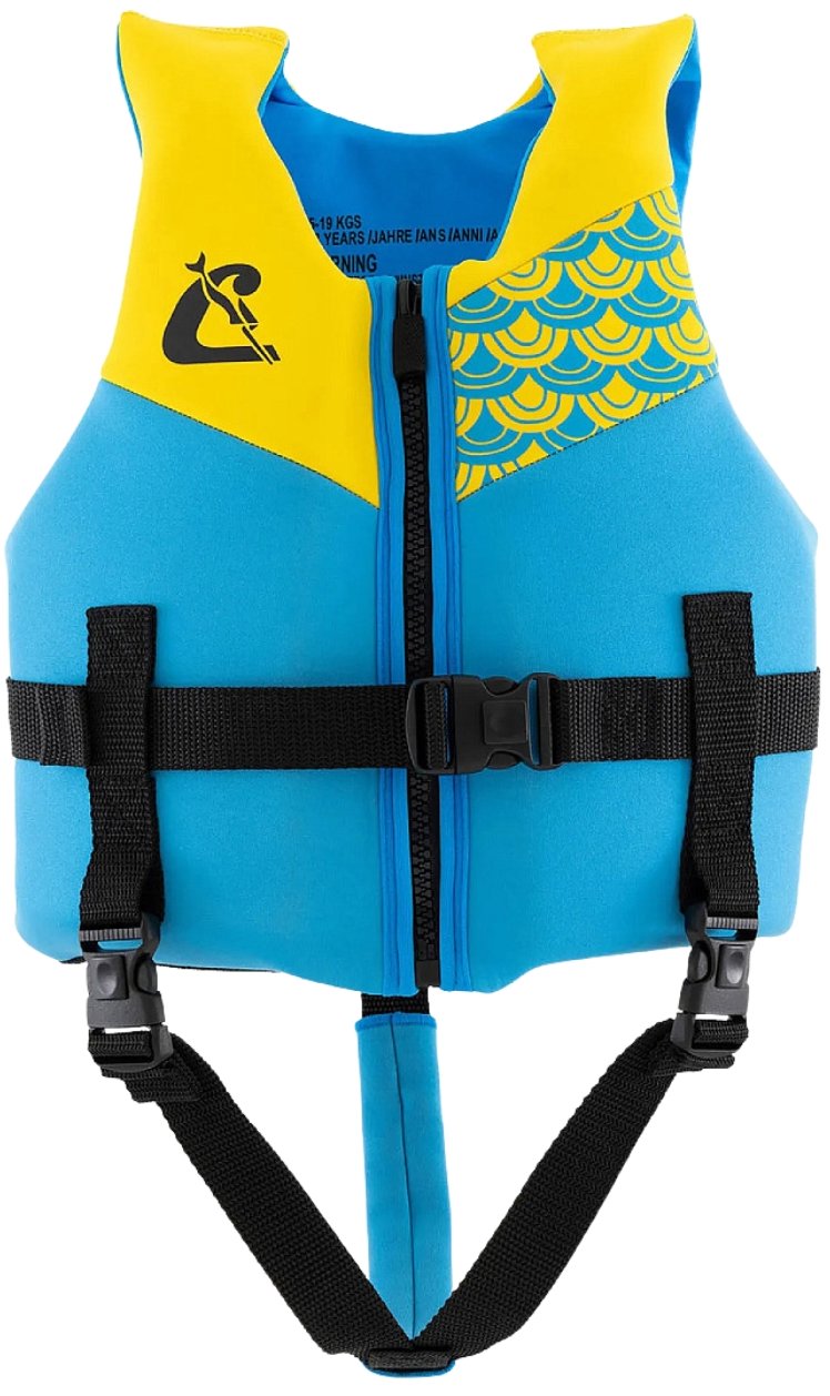 Cressi Detská plávacia vesta Froggy, 3/6 rokov (18/25 kg) žltá/modrá