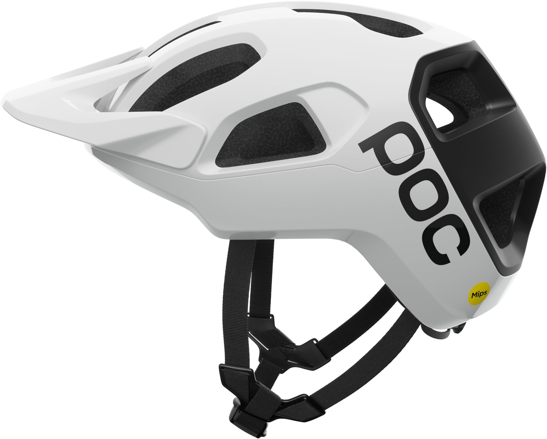 POC Cularis Hydrogen White/Uránium Black Matt w. Logo LRG