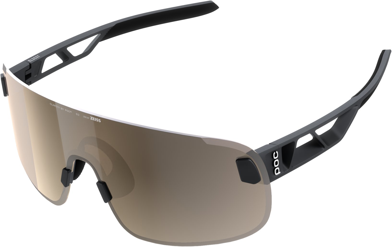 POC Elicit Uranium Black/Clarity Trail/Partly Sunny Silver One