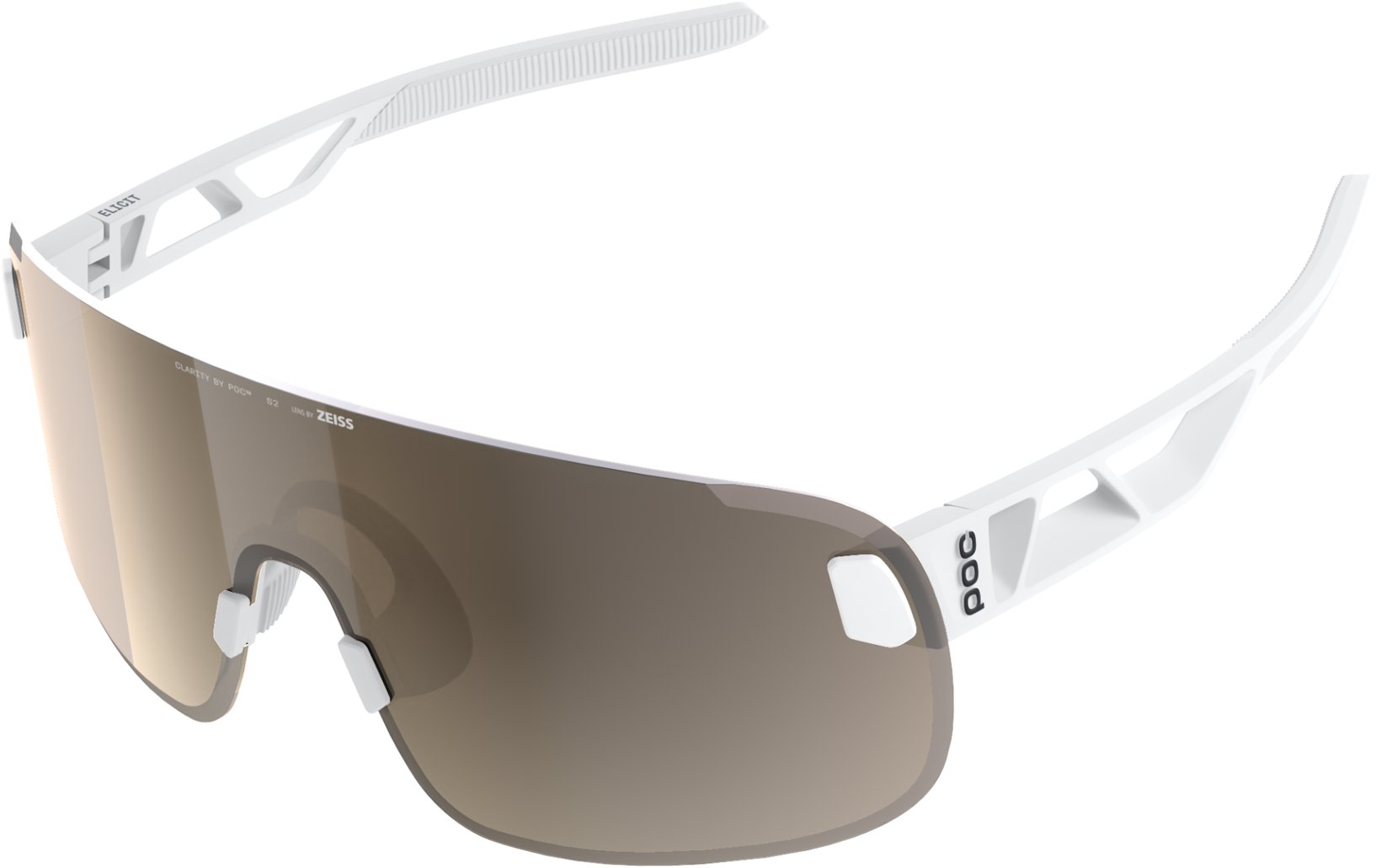 POC Elicit Hydrogen White/Clarity Trail/Partly Sunny Silver One