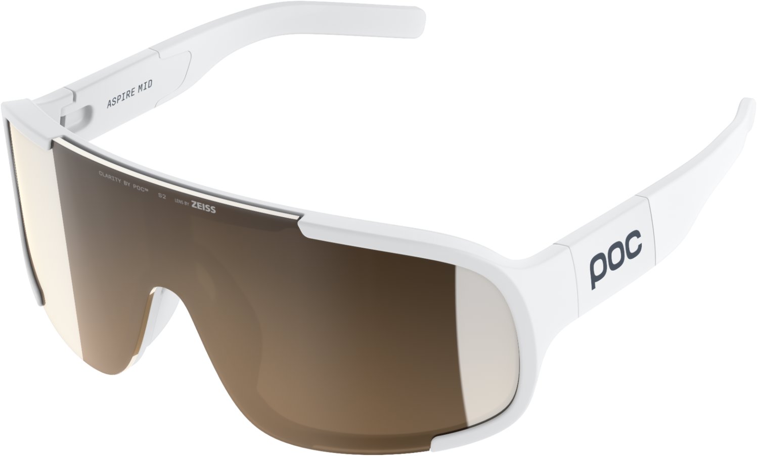 POC Aspire Mid Hydrogen White/Clarity Trail/Partly Sunny Silver One