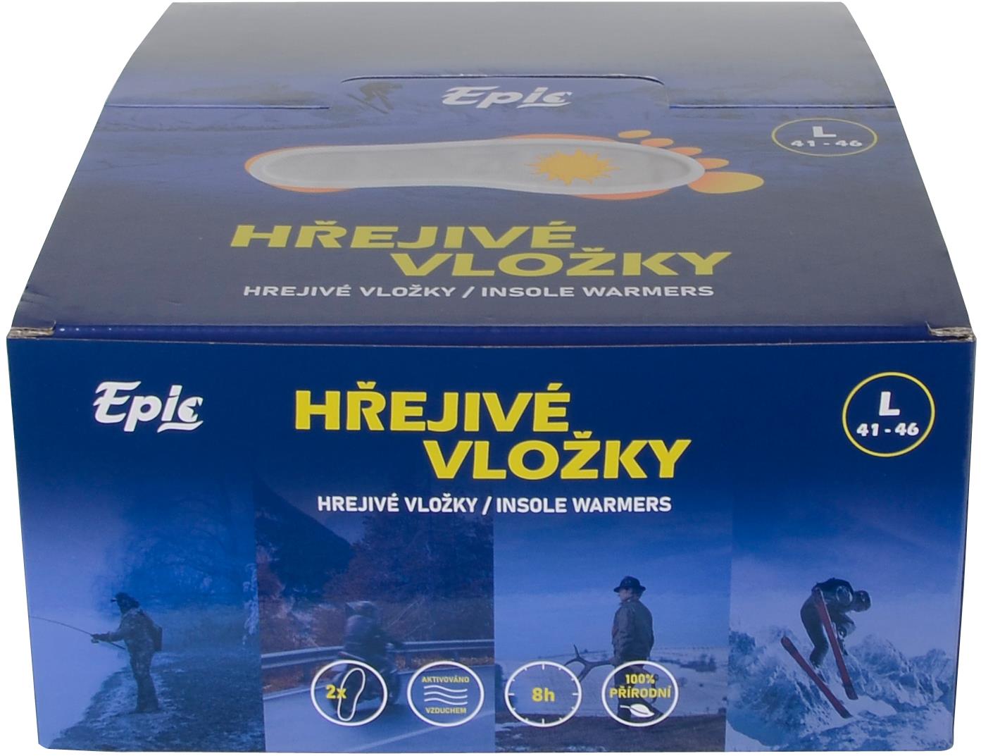 Epicstar Hrejivé vložky do topánok, veľ. L, 30 sád