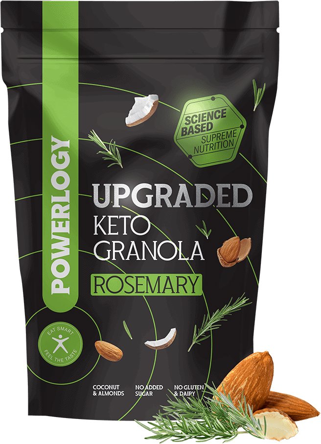 Powerlogy Upgraded Keto Granola Rosemary 350 g