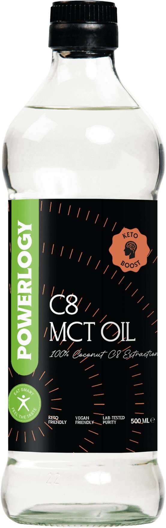 Powerlogy C8 MCT Oil 500 ml
