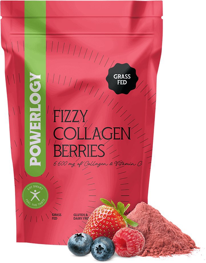 Powerlogy Fizzy Collagen Berries 300 g