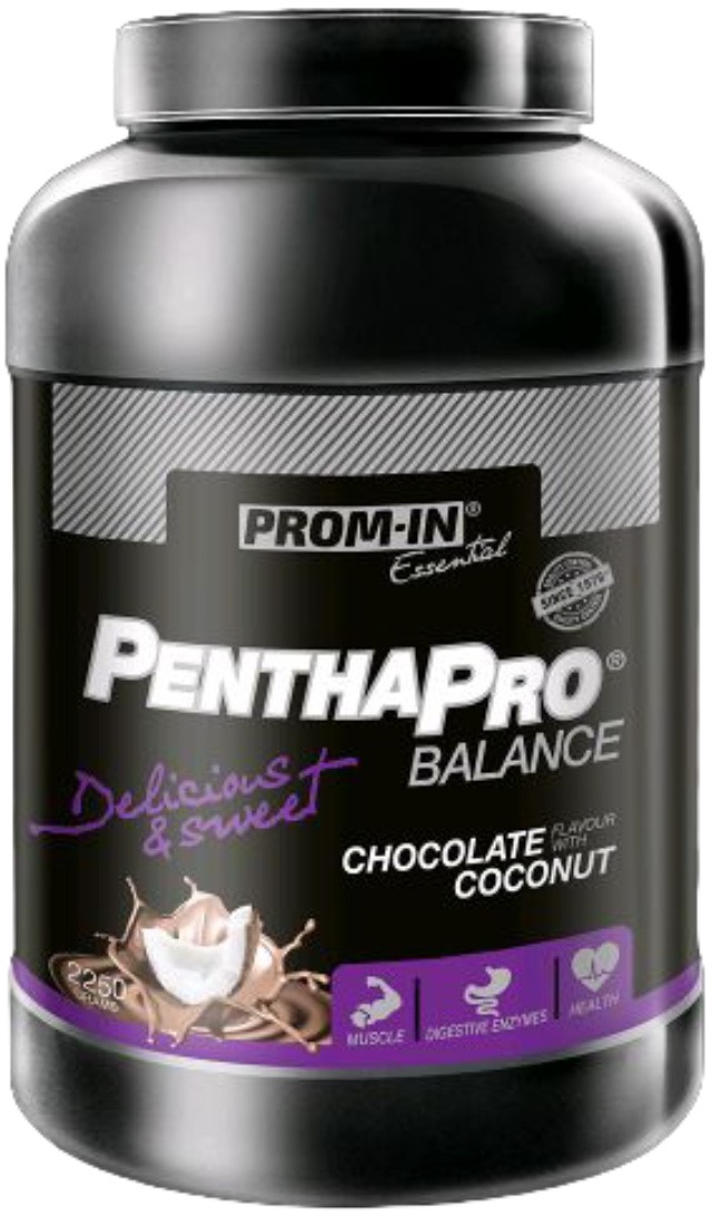 PROM-IN Essential Penthapro Balance 2 250 g, čokoláda/kokos