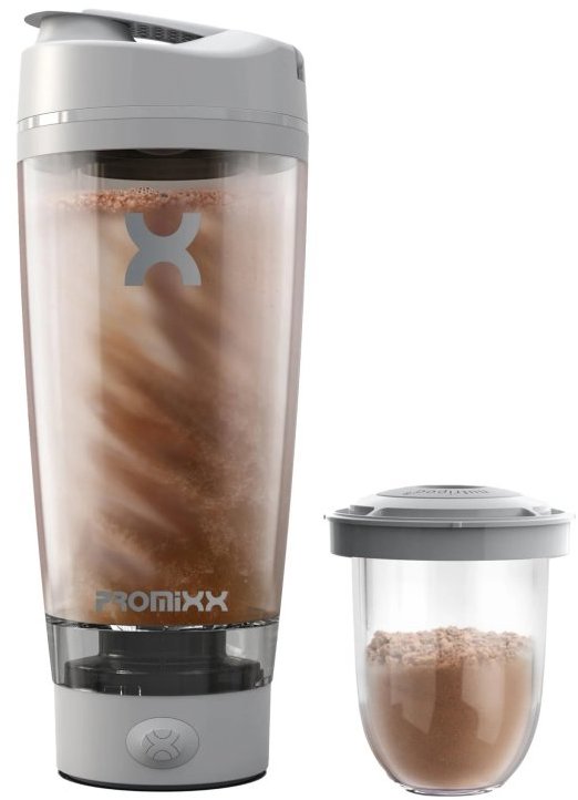 PROMiXX Pro shaker dobíjací – Cool Grey 600 ml