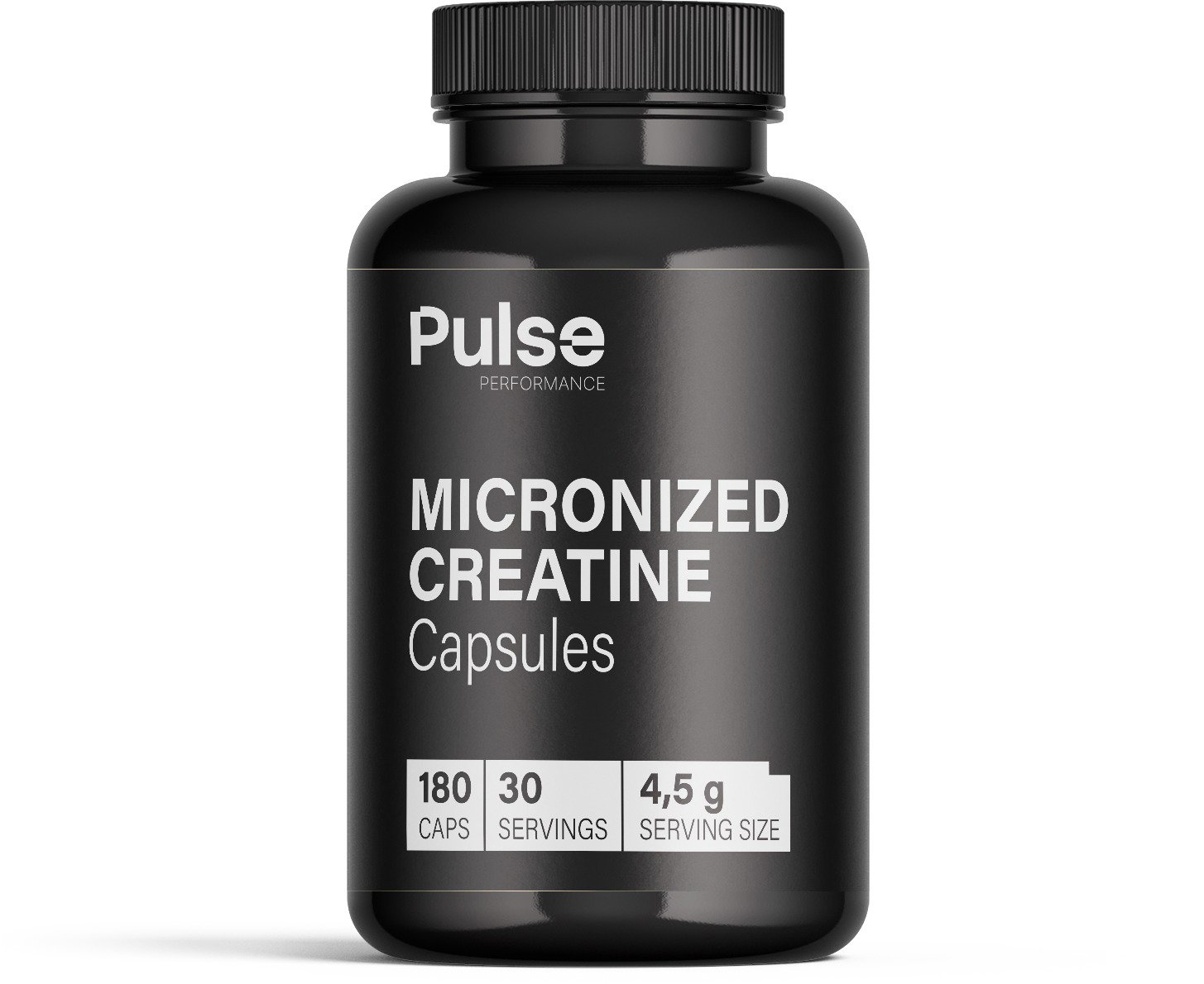 Pulse Performance Micronized Creatine Capsules 180 caps