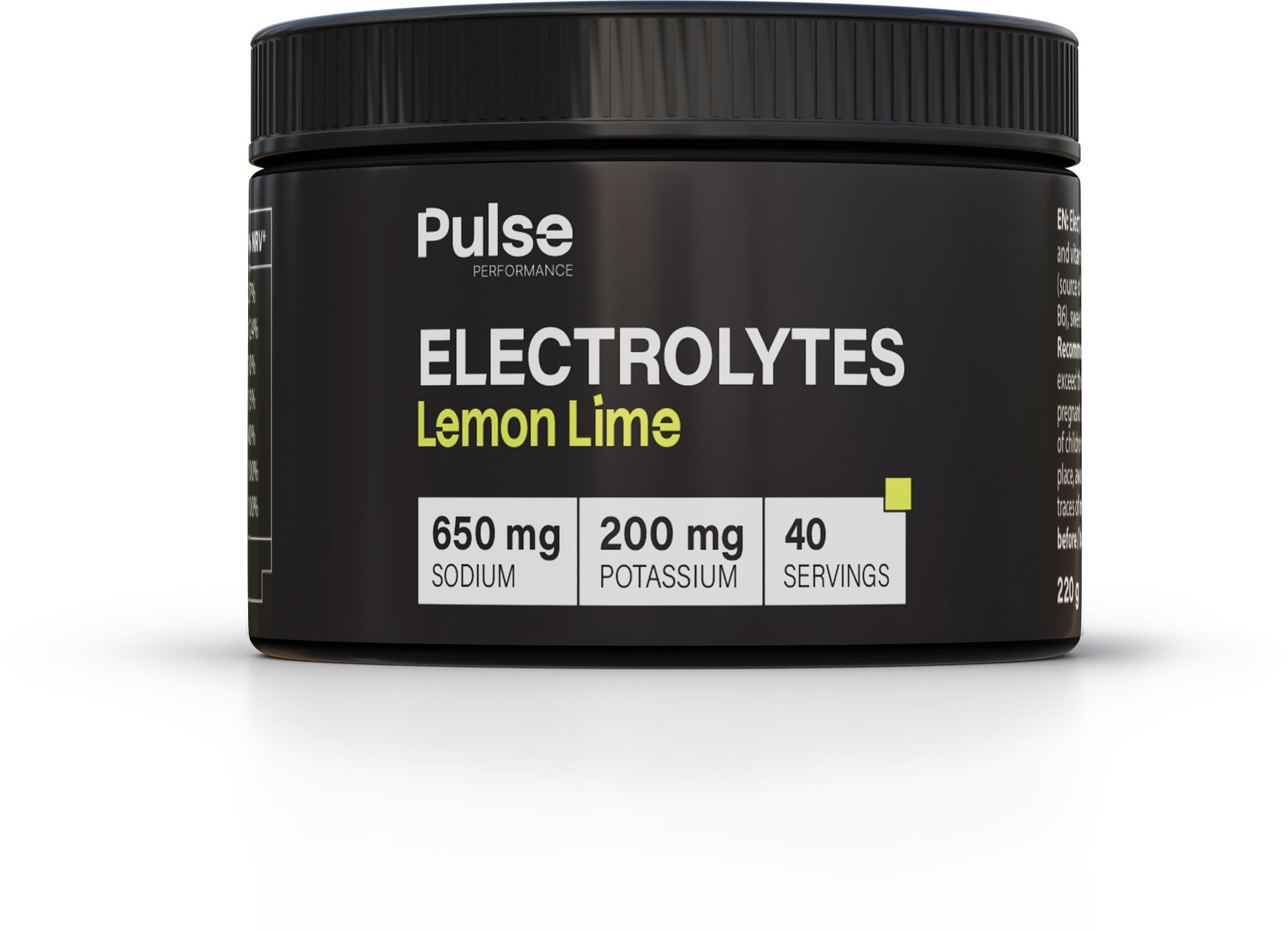 Pulse Performance Electrolytes 220 g, Lemon Lime