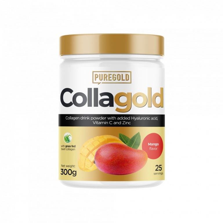 PureGold CollaGold + kys. hyalurónová 300 g, mango